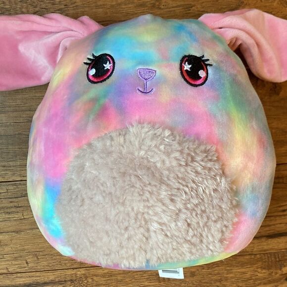 𝅺SQUISHMALLOWS Kelly Toy Candy Scented Bunny Rabbit Tie Dye Limited Edition - Picture 5 of 9